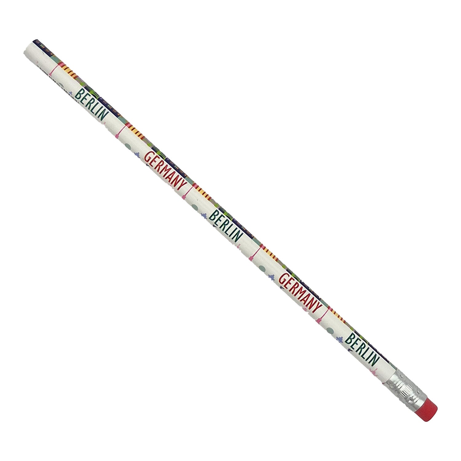 Bleistift Skyline Berlin Bunt