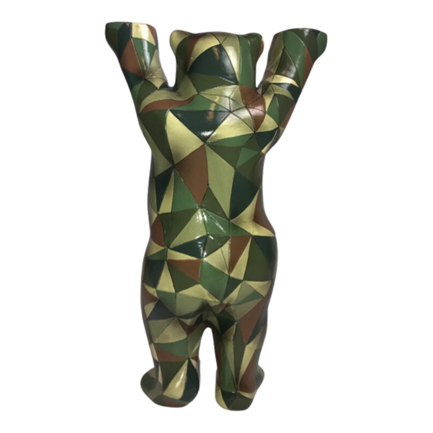 Camouflage polygon Buddy Bear