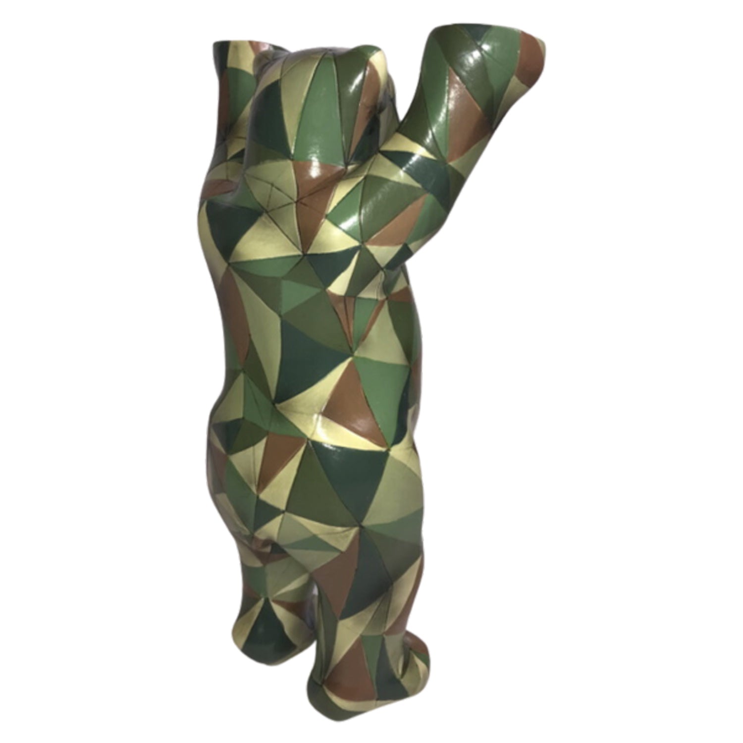 Camouflage polygon Buddy Bear