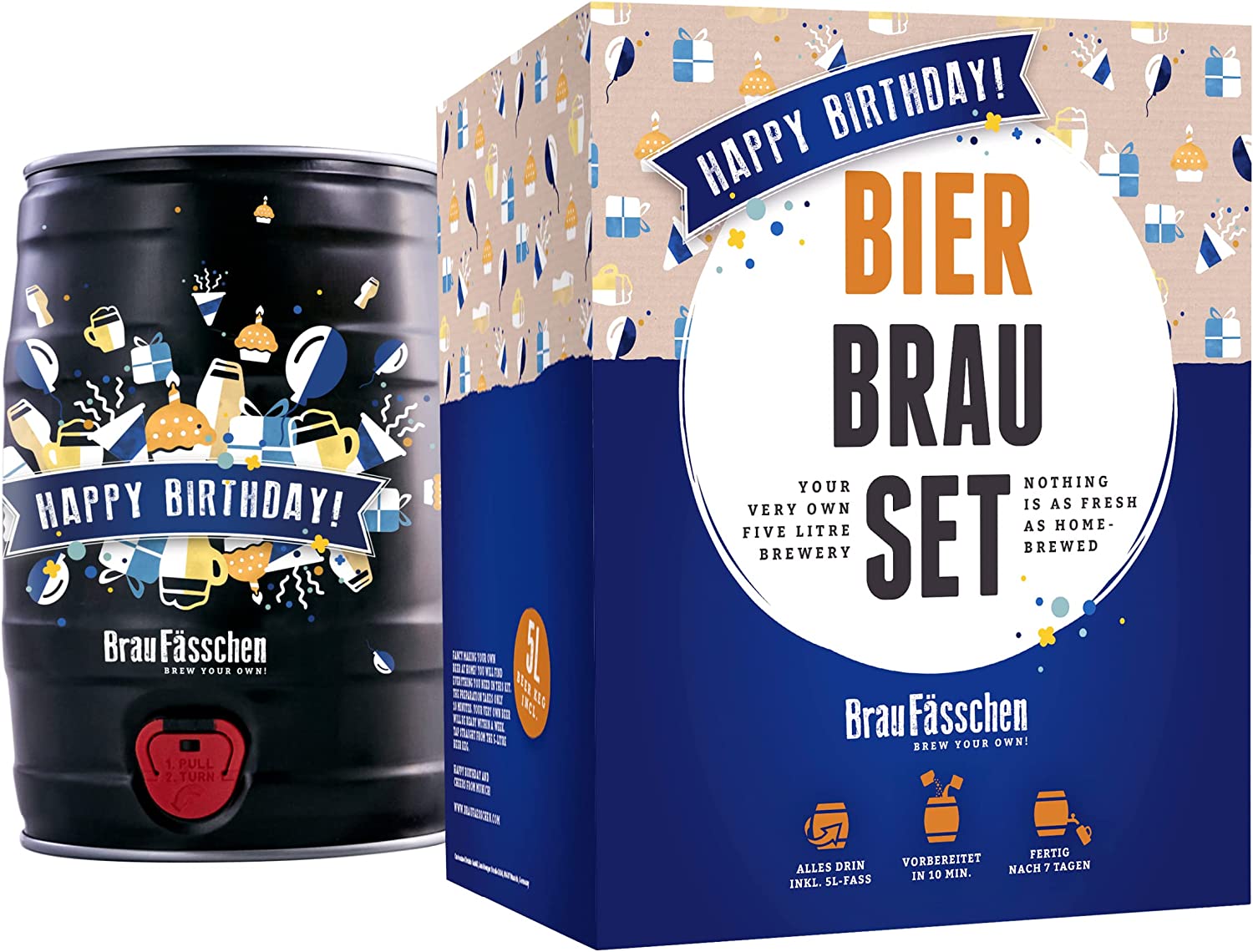 Beer Brewing Set - BIRTHDAY BEER - to brew yourself