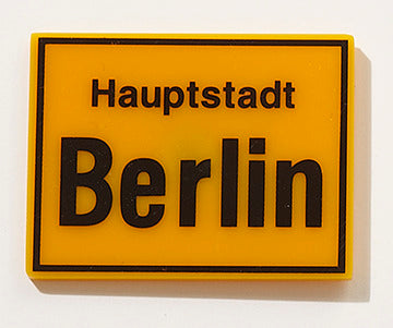 Magnet Haupstadt Berlin gelb