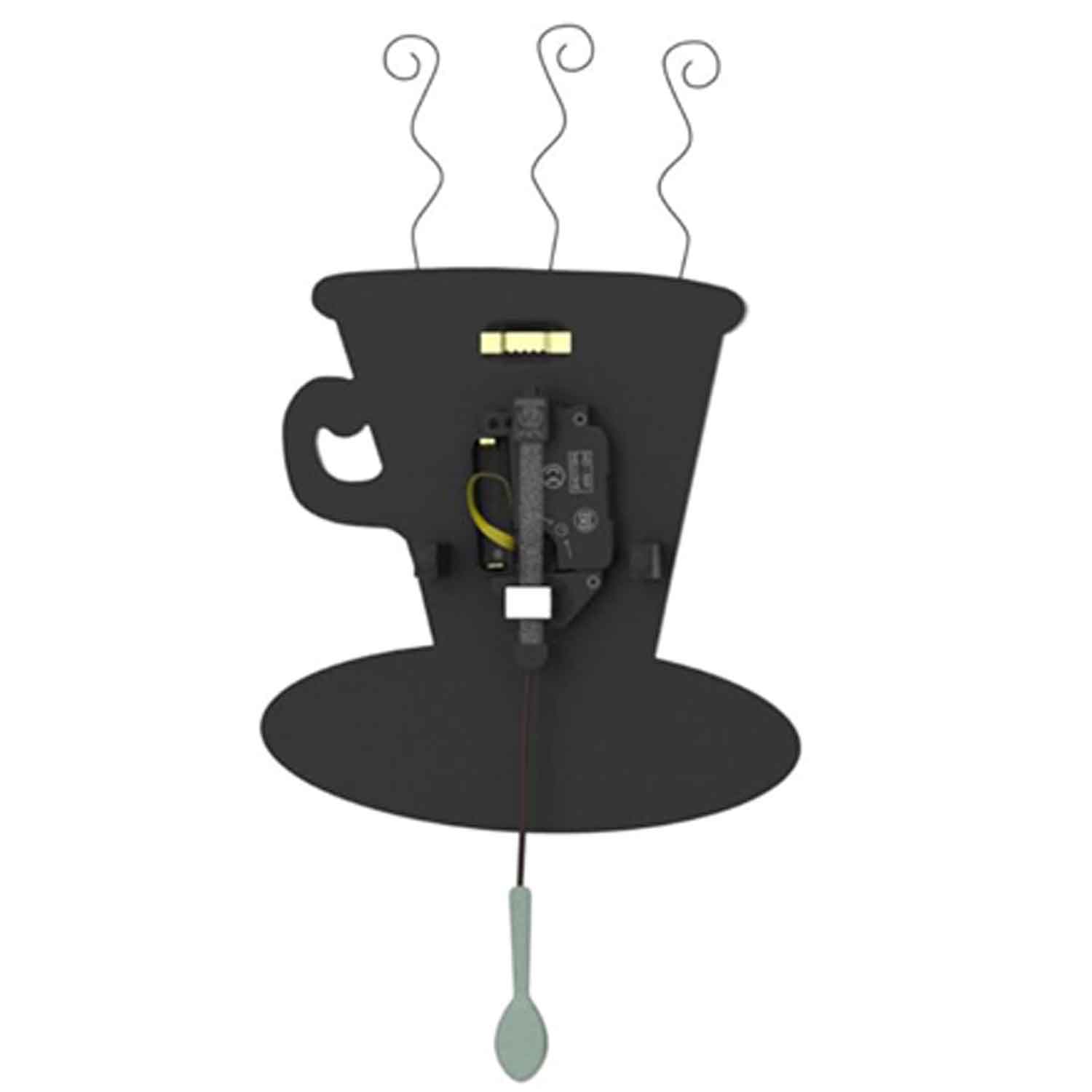 Allen-Designs-"Cozy-Cafe"-Clock-Wand-Uhr-berlindeluxe-uhr-kaffeetasse-loeffel-hinten