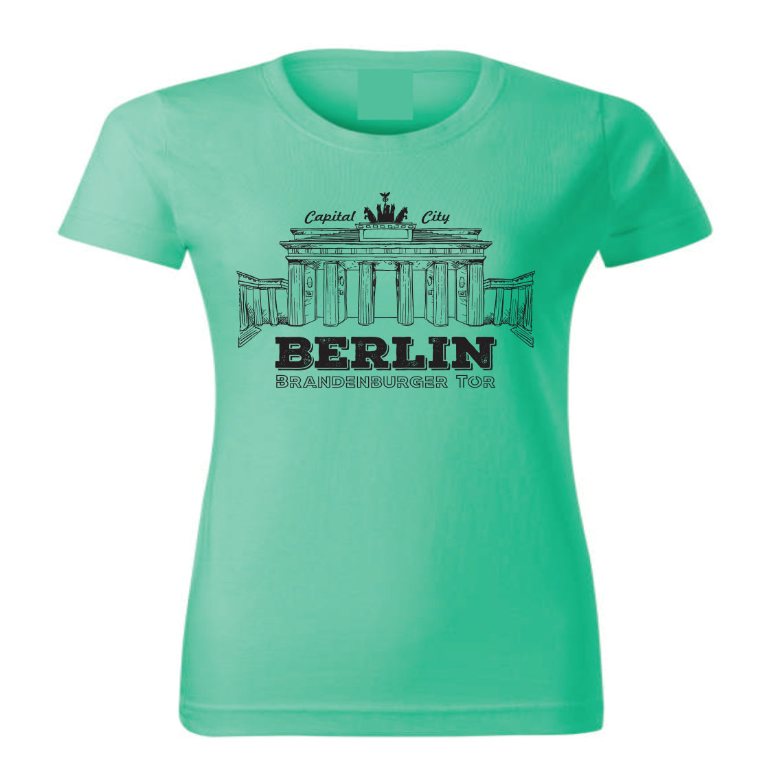 T-Shirt Damen "Brandenburger Tor mint" von Robin Ruth