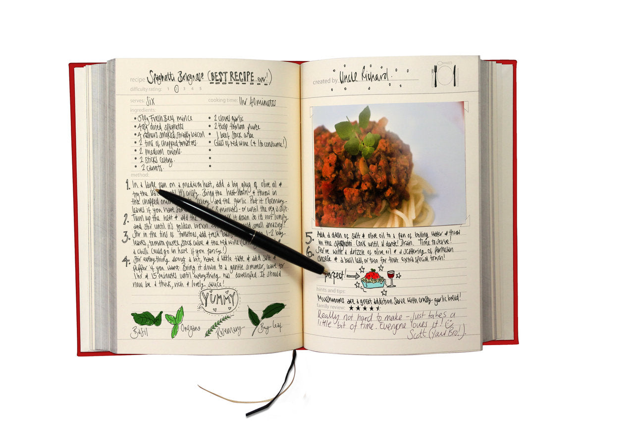Kochbuch "My family cook book"