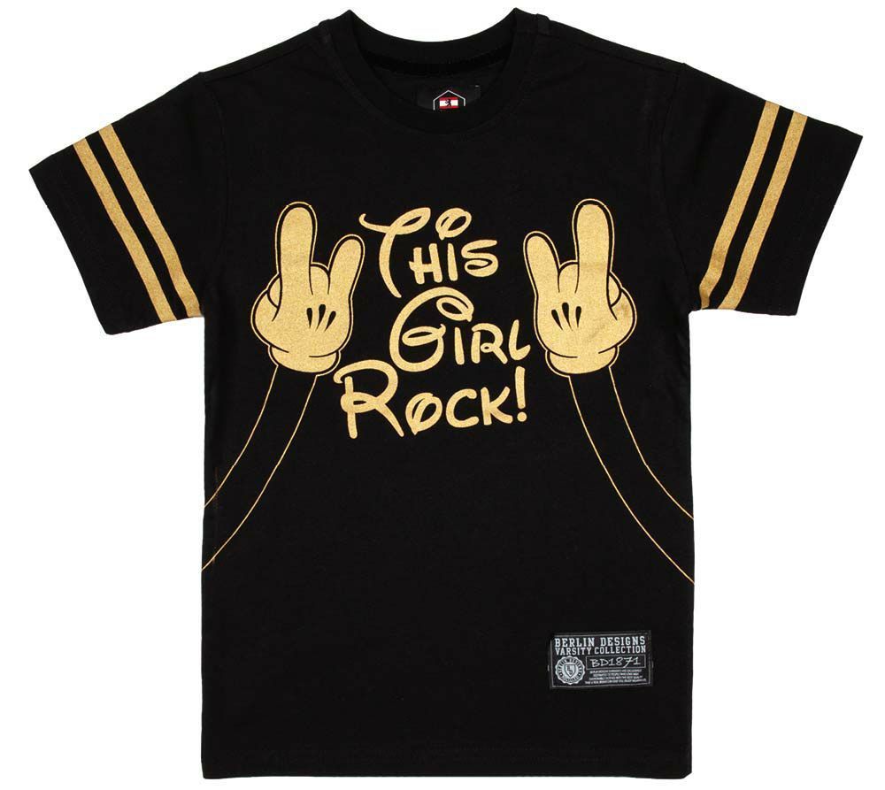 Kinder T-Shirt This Girl Rock!