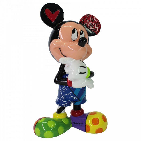 Mickey-Mouse-Thinking-Figur-v-Britto-berlindeluxe-maus-schuhe-herz