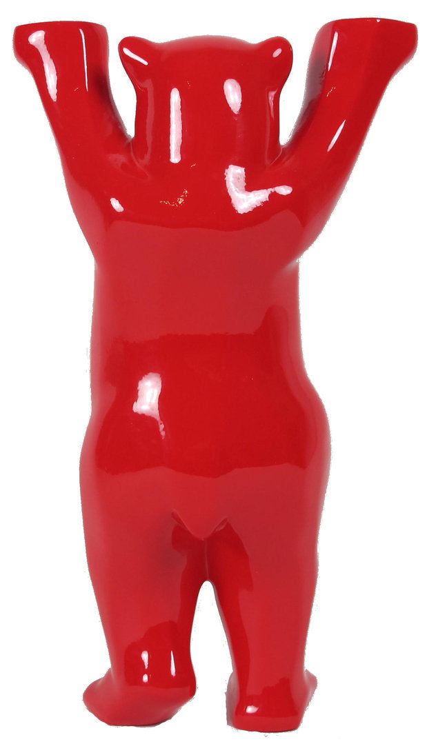 Buddy-Bear-RED-rot-berlindeluxe-einfarbig-hinten
