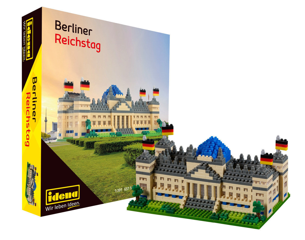 Minibausteine Berliner Reichstag - Mini Modell