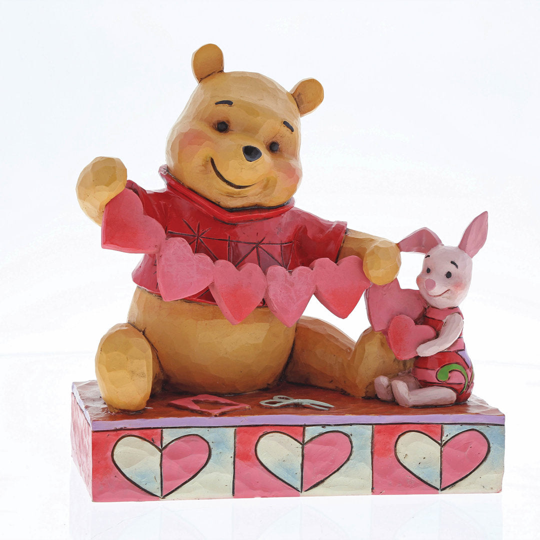 Winnie Pooh “handmade Valentine” & Piglet