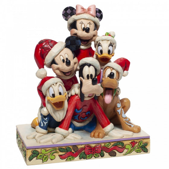 Piled High, Holiday Cheer - Mickey, Goofy, Donald, Minnie, Pluto