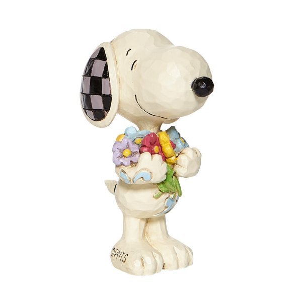 Peanuts Snoopy mit Blumen - Jim Shore Figur