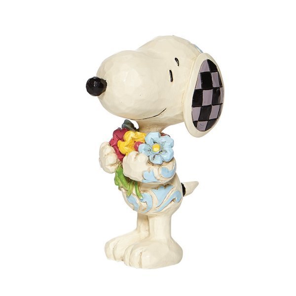 Peanuts-Snoopy-mit-Blumen-Jim-Shore-Figur-berlindeluxe-blumen-hund-seite