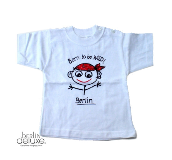 Baby Shirt "Born to be wild" Berlin