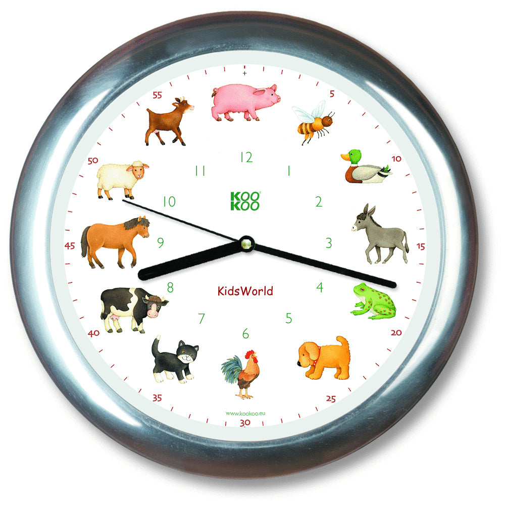 KidsWorld Uhr mit Tierstimmen von KOOKOO