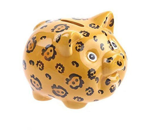 Wannabe piggy bank - leopard