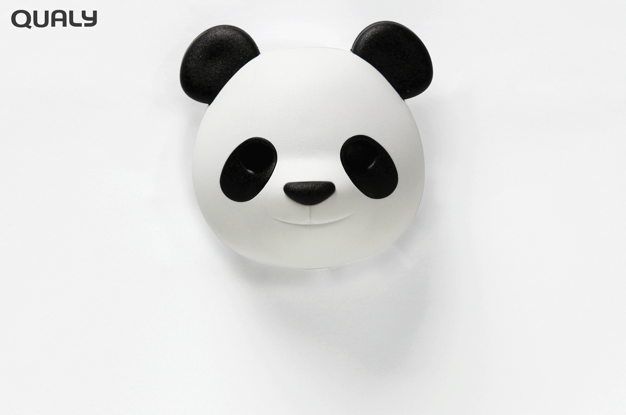 Key holder panda black