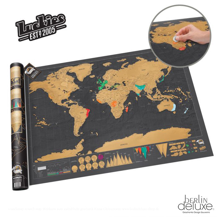 Scratch Map Deluxe - XL Weltkarte