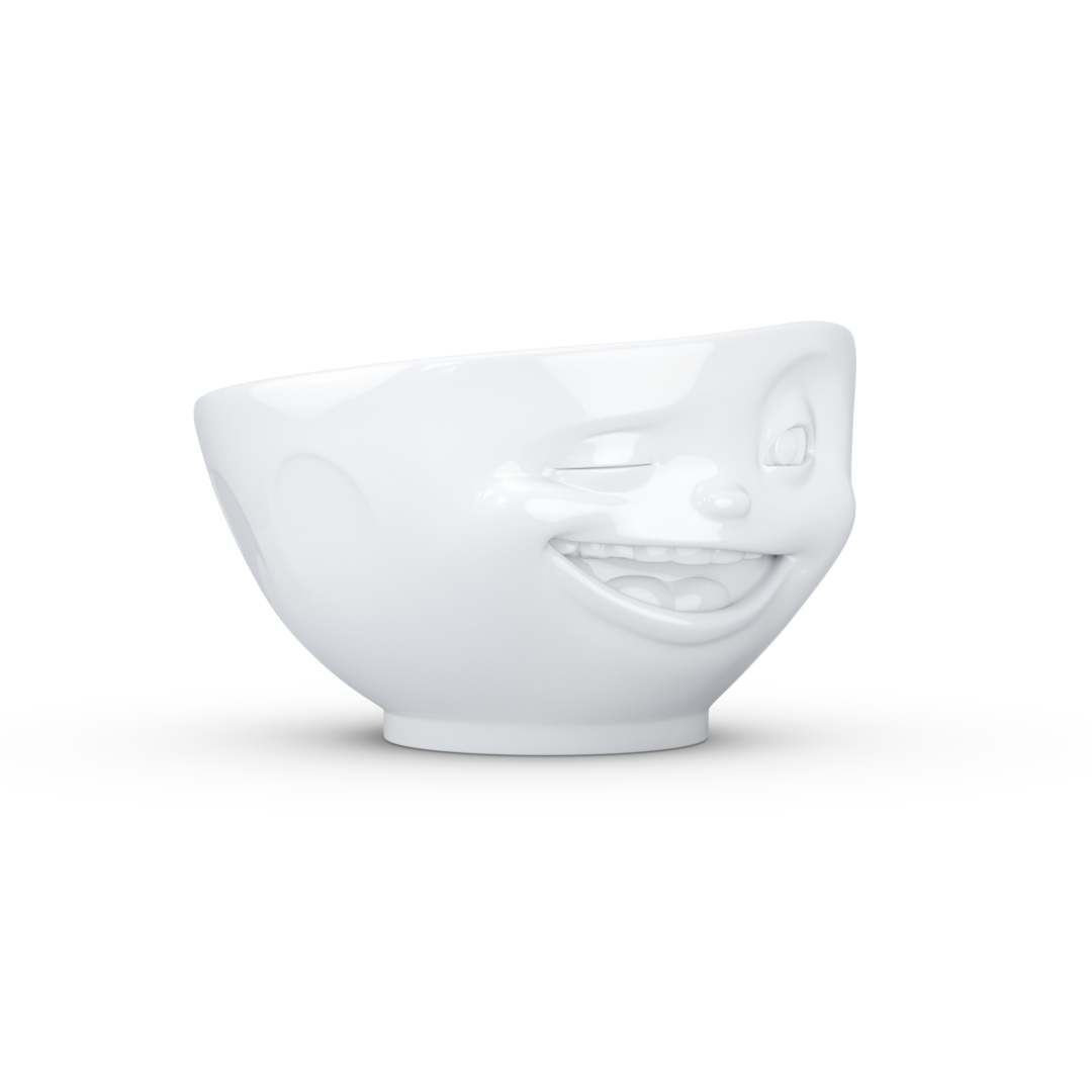 Cup winking white - TV cups