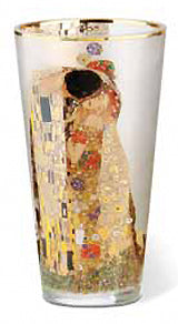 Klimt-Der-Kuss-Vase-mittel-berlindeluxe-mann-frau-golden-schwarz-gruen