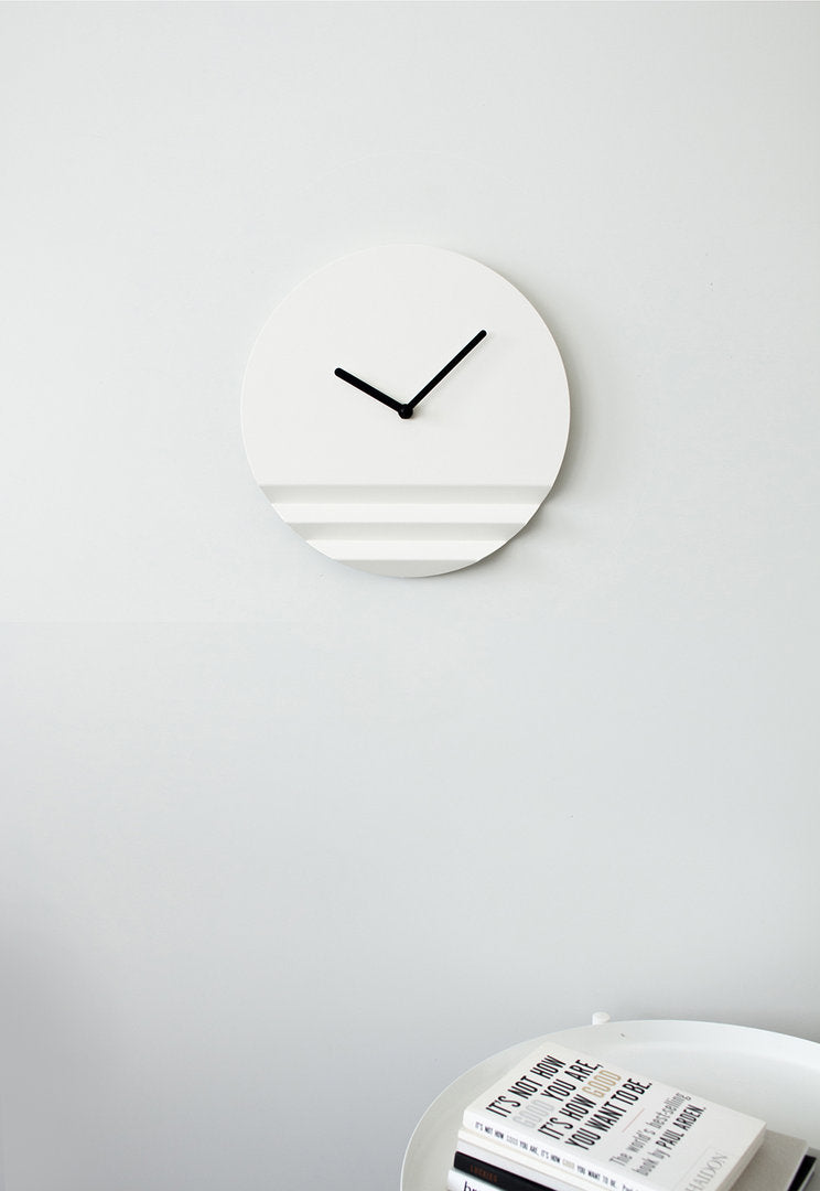 Wall Clock Sunrise White - from moreover
