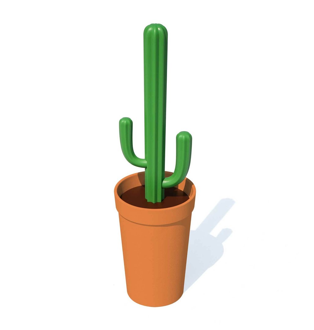 Toilettenbürste Kaktus "Cacbrush" Orange