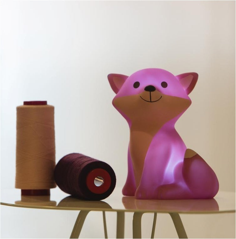 Ceasar Fox LED lamp pink/purple by Atelier Pierre
