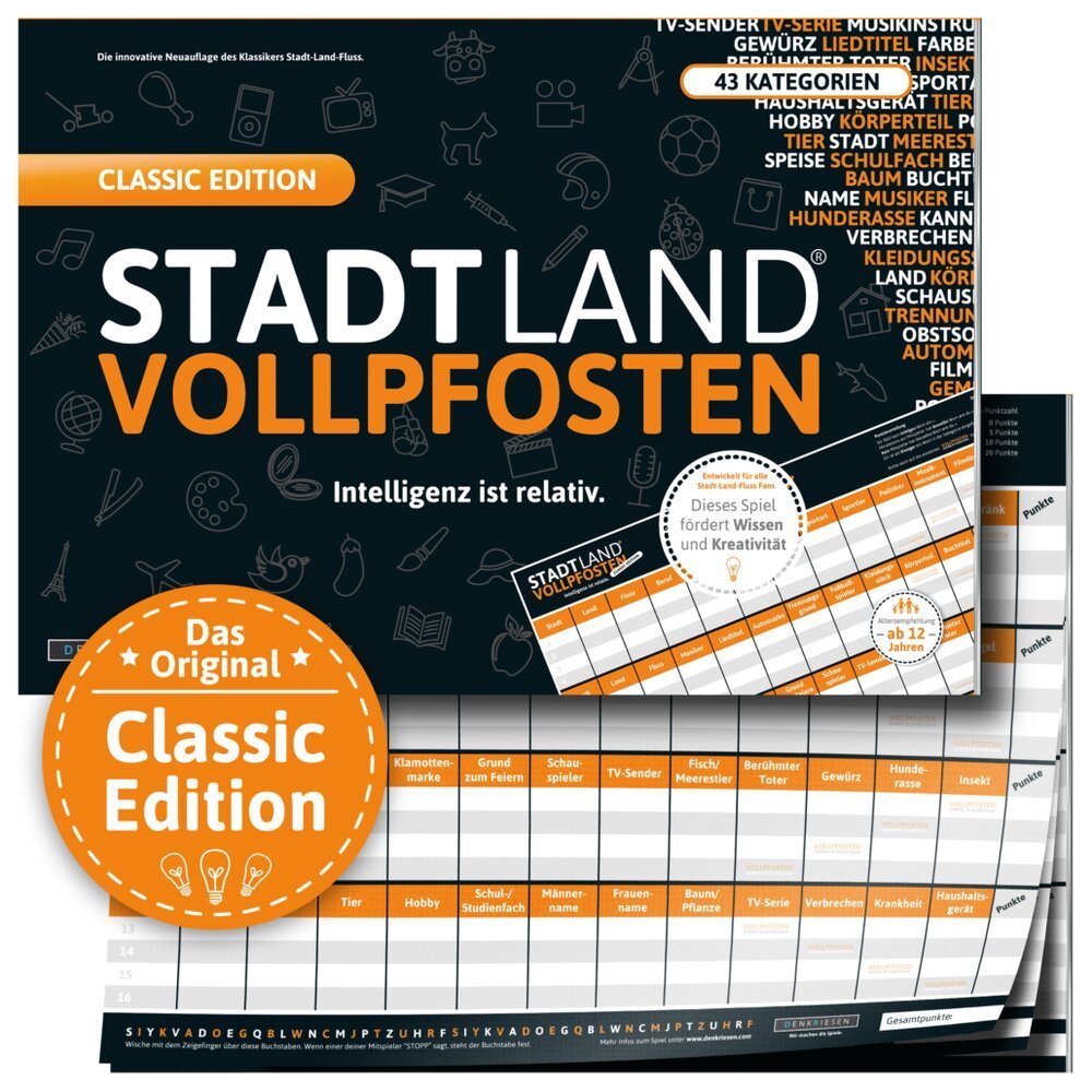 Stadt Land Vollposten - Classic Edition