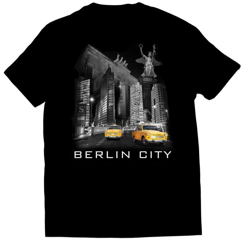 T-Shirt Trabi Taxi Skyline Berlin